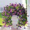 2 Pack Artificial Fall Mums Hanging Flowers – UV Resistant Faux Daisy Plants for Outdoor & Indoor Autumn Décor – Realistic Silk Plants for Porch, Patio, Balcony, Yard & Home